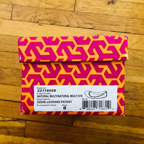 Tory Burch Leopard Flats Size 8 - Picture 4 of 4